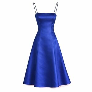 Vtg Royal Blue Jessica McClintock Gunne Sax Prom Gown Dress 90's Sz 3/4